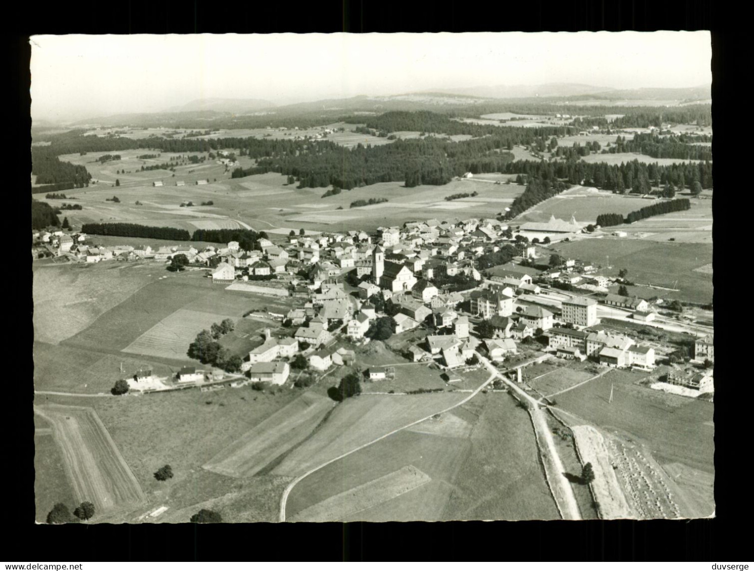 Suisse JU Jura Saignelegier Franches Montagnes   Vue Aerienne ( Format 10,5cm X 15cm ) - Saignelégier