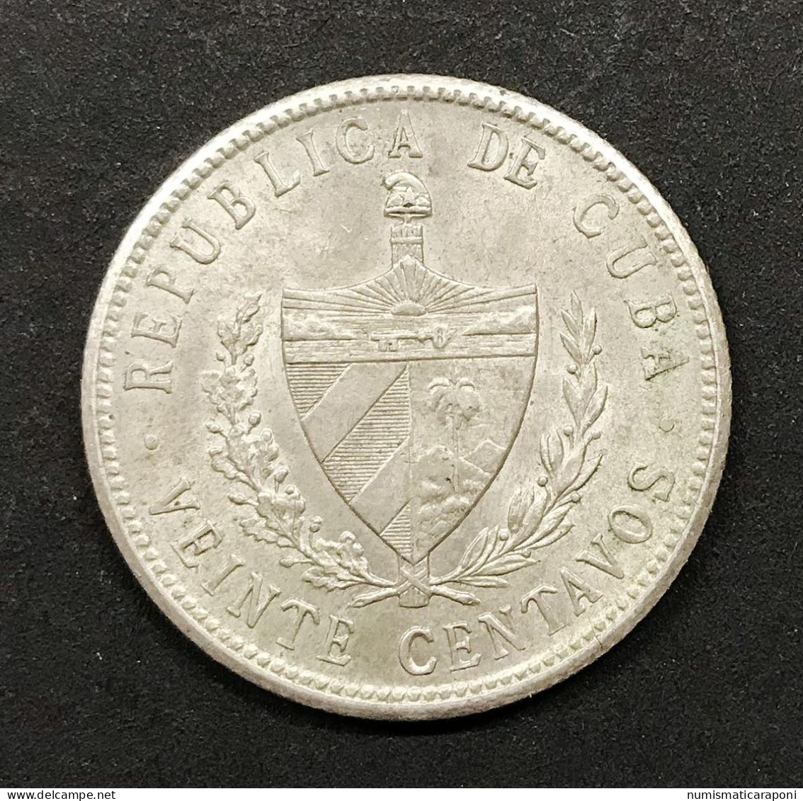 La Isla 20 Centavos 1920 Km#13.2 Spl+/q.fdcE.1301 - Kuba