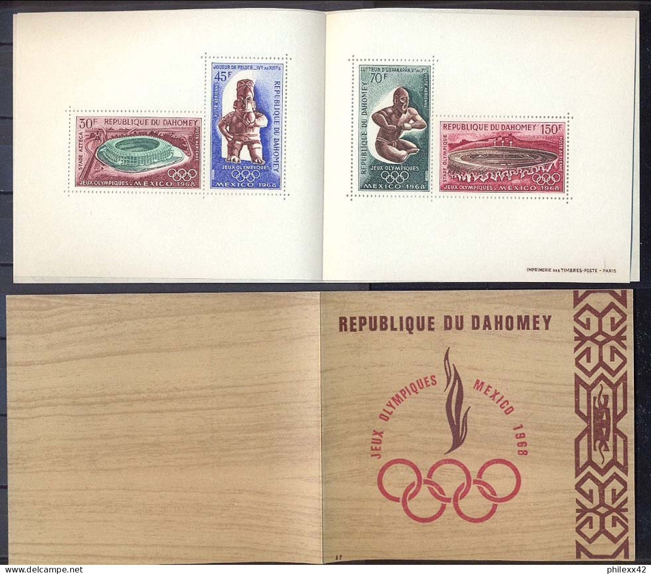 Dahomey ** MNH 18 - BLOC 15 Jeux Olympiques (olympic Games) MEXICO 1968 Neufs ** - Sommer 1968: Mexico