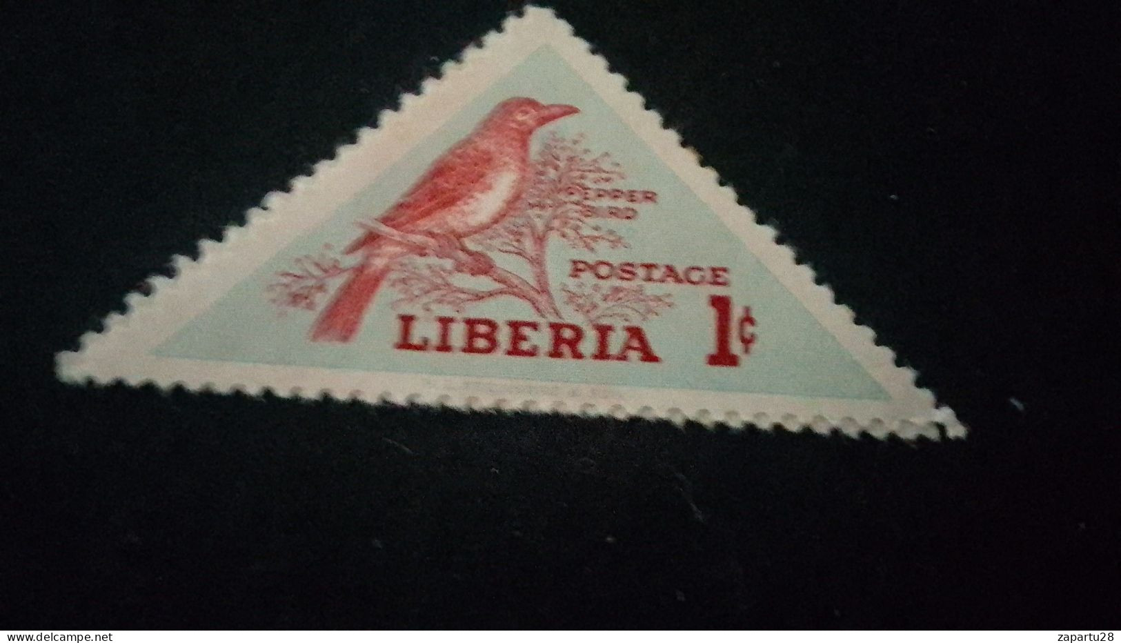 LİBERYA--1953-  1  C.      DAMGASIZ   LOCAL BİRDS - Liberia