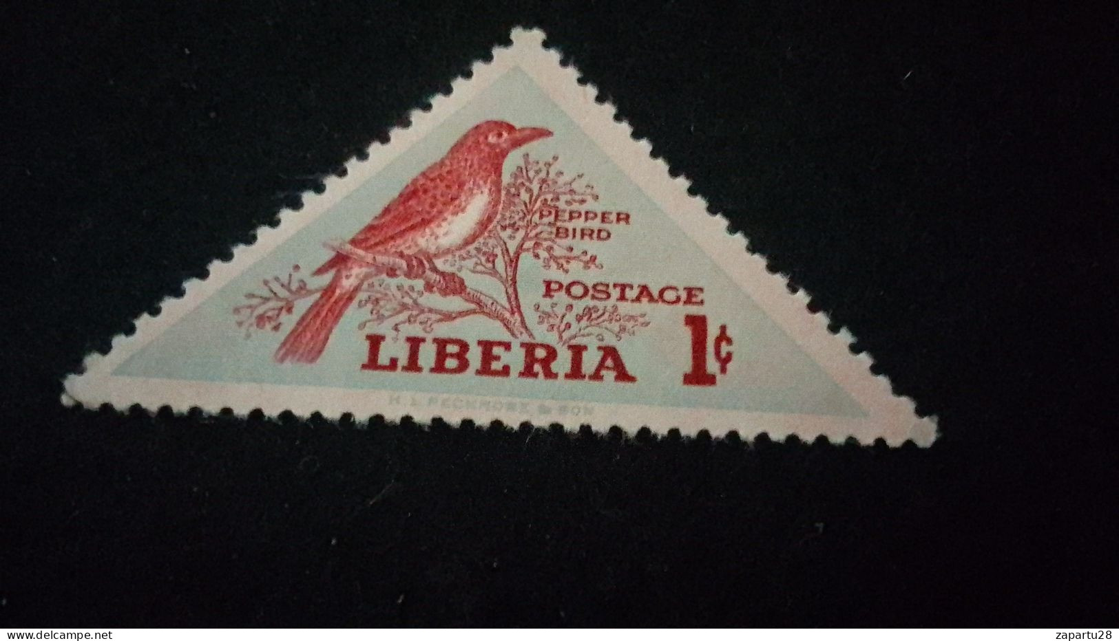 LİBERYA--1953-  1  C.      DAMGASIZ   LOCAL BİRDS - Liberia