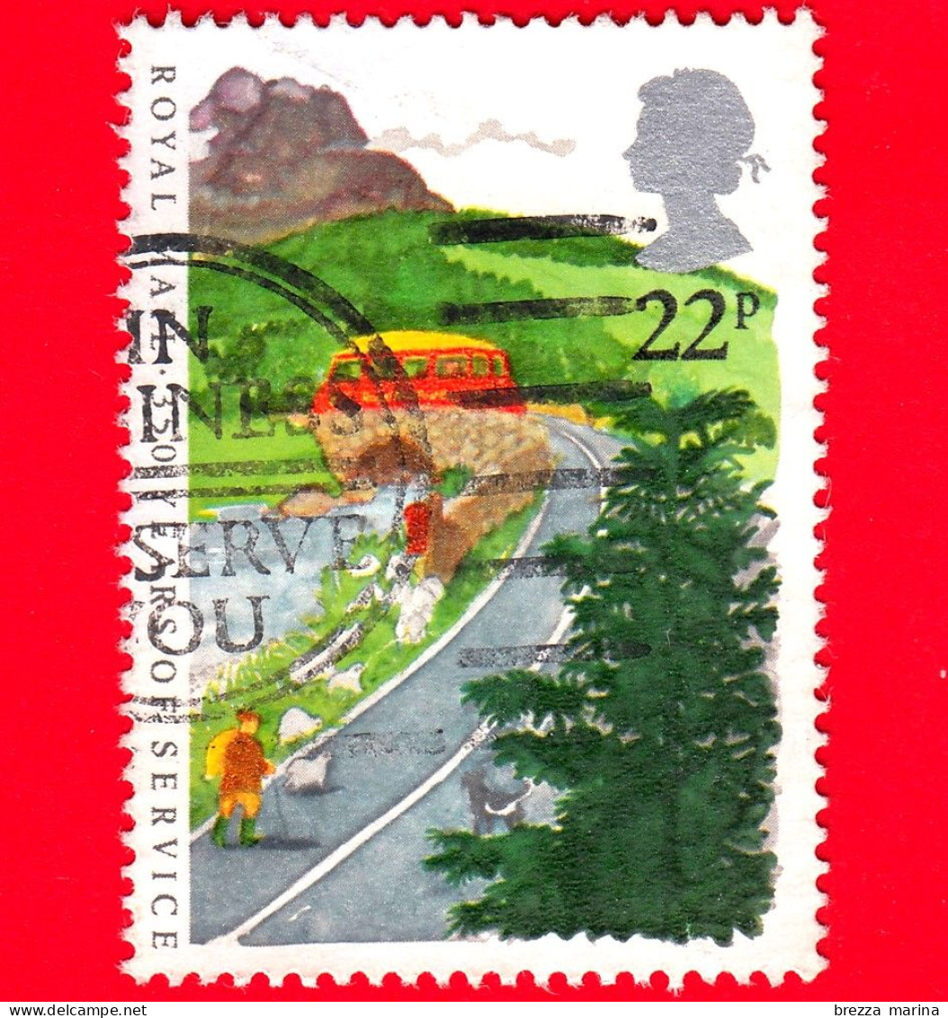 INGHILTERRA - GB - GRAN BRETAGNA - Usato1985 - Posta Britannica - 350 Anni Di Servizio - Royal Mail - Rural Postbus - 22 - Usati