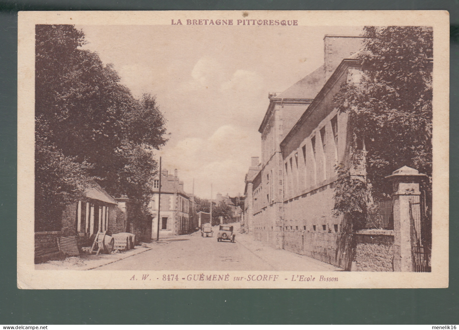 CP - 56 - Guémené-sur-Scorff - Ecole Bisson - Guemene Sur Scorff