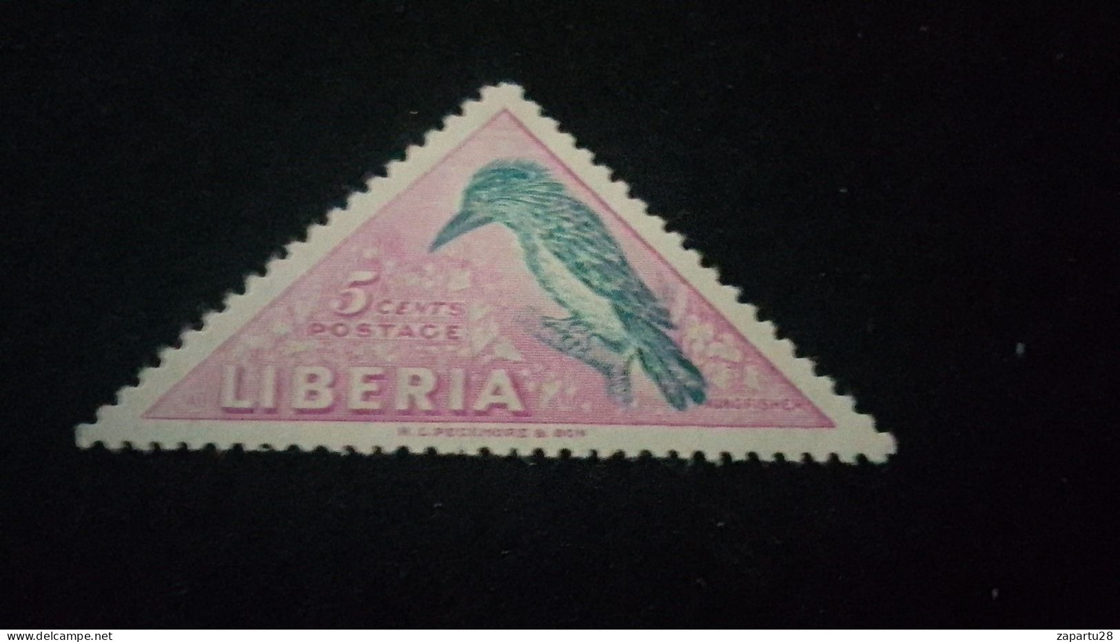 LİBERYA--1953-  4  C.      DAMGASIZ   LOCAL BİRDS - Liberia