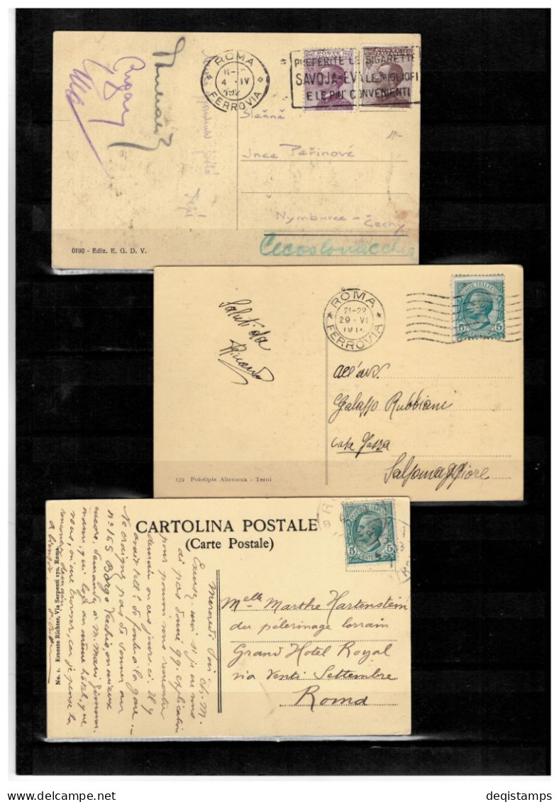 Italy / Rome Year 1920/25  Postcards - Colecciones Y Lotes