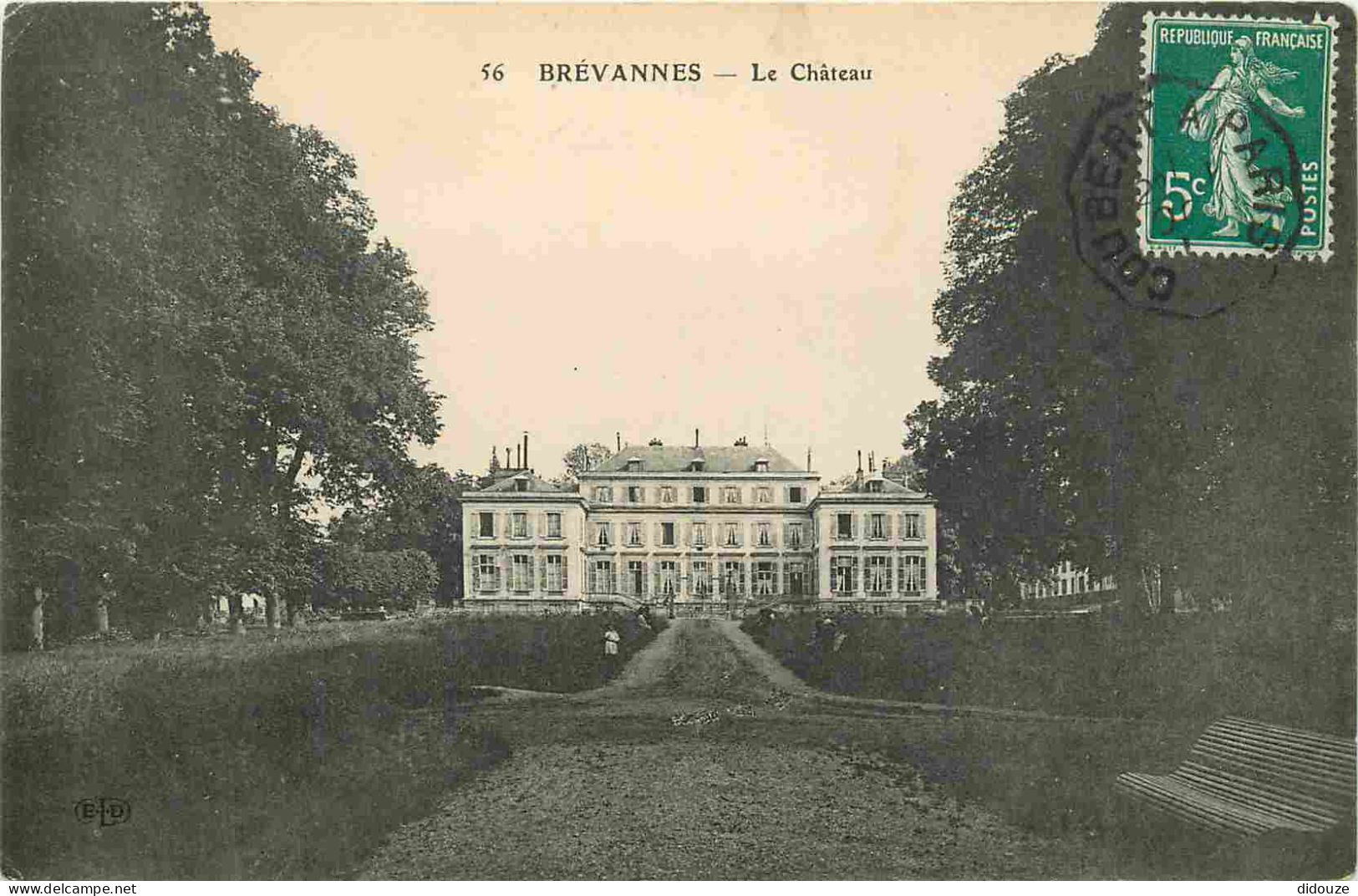 94 - Limeil Brevannes - Brévannes - Le Château - CPA - Oblitération Ronde - Voir Scans Recto-Verso - Limeil Brevannes