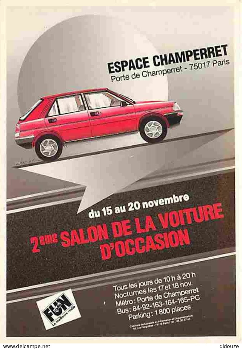 Automobiles - Autres - 2e Salon De La Voiture D'occasion - Espace Champerret - Carte Publicitaire - Carte Neuve - CPM -  - Sonstige & Ohne Zuordnung