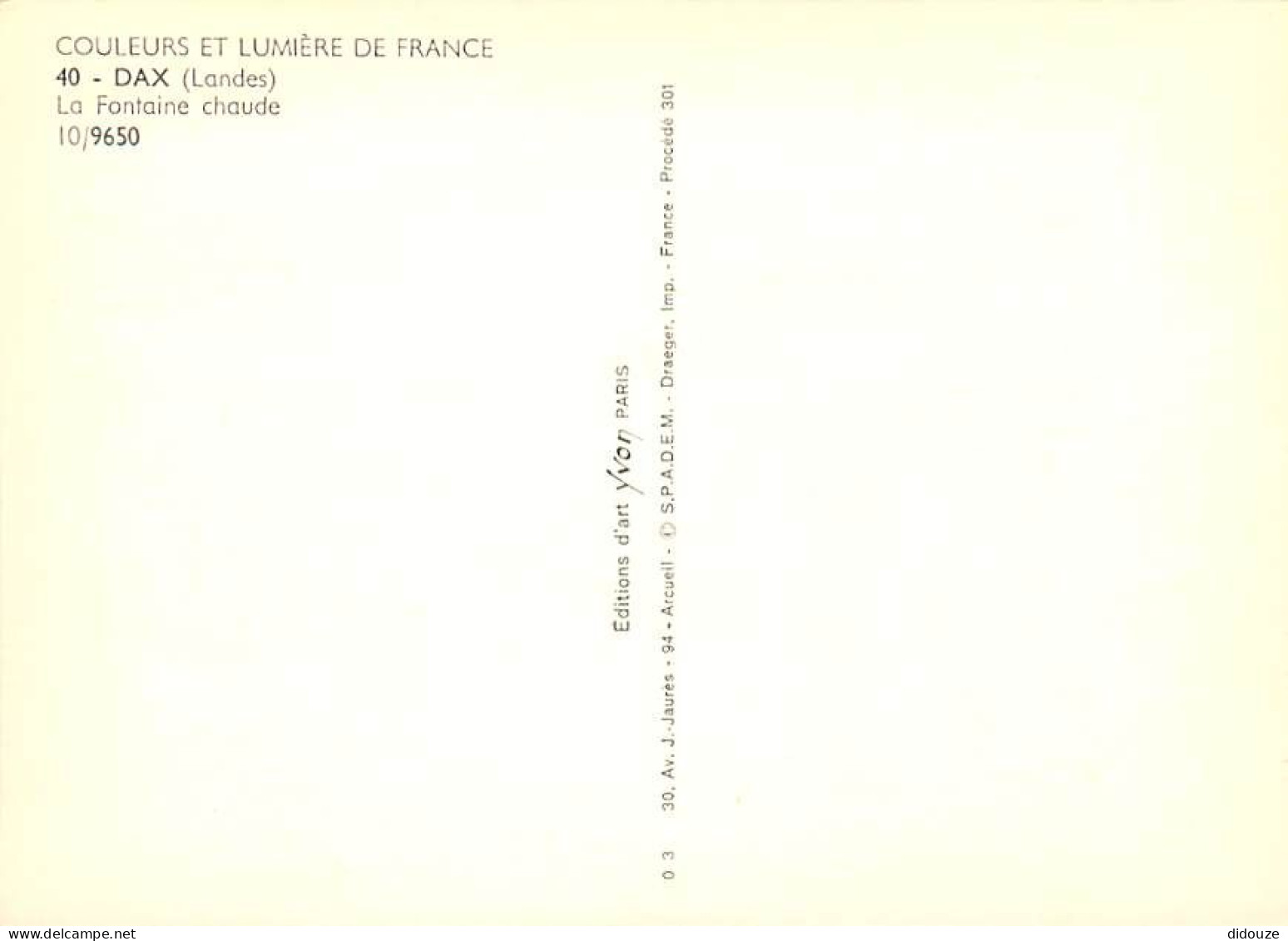 Automobiles - Dax - La Fontaine Chaude - Carte Neuve - CPM - Voir Scans Recto-Verso - PKW