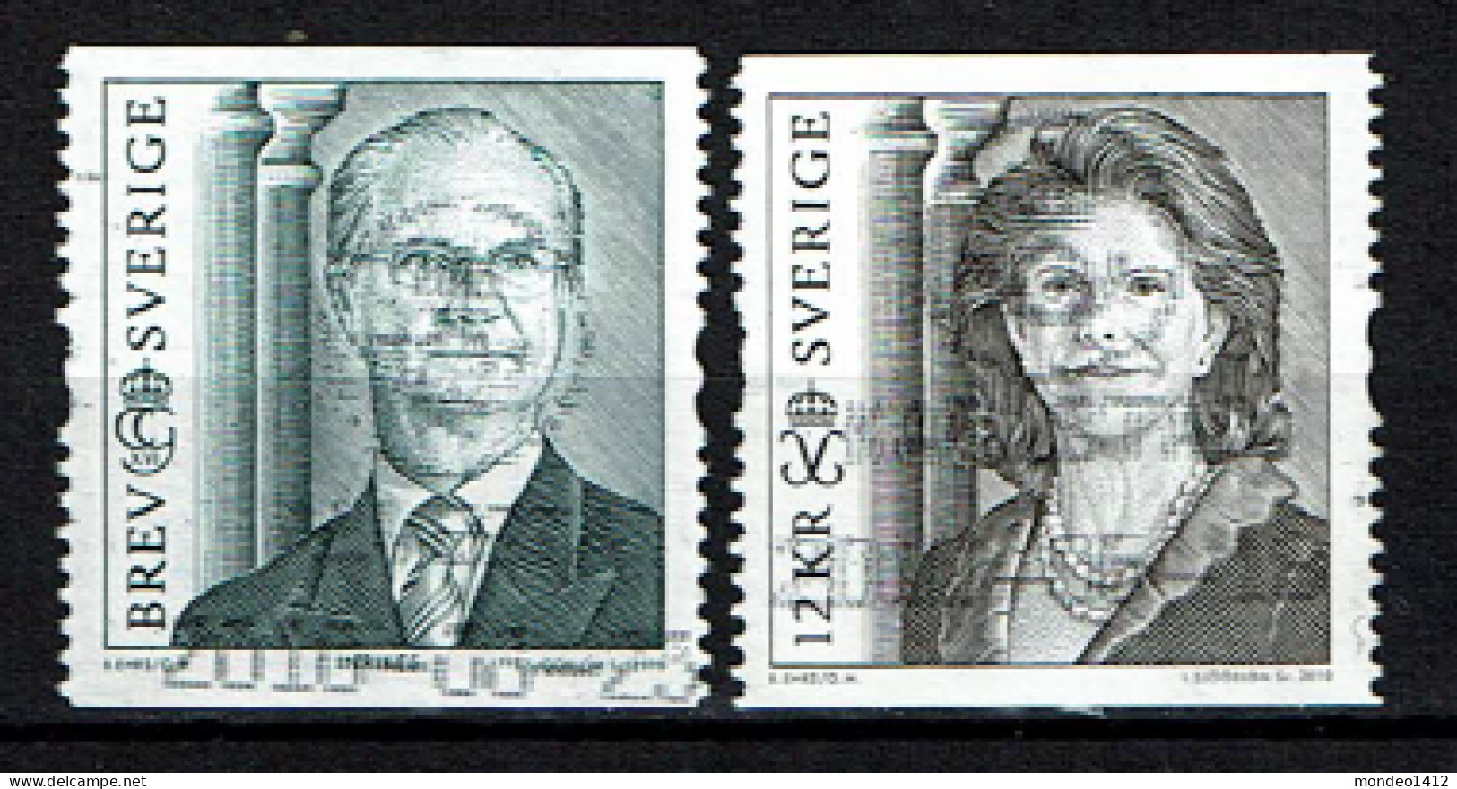 Sweden 2010 - Carl Gustav & Sylvia - Used - Used Stamps