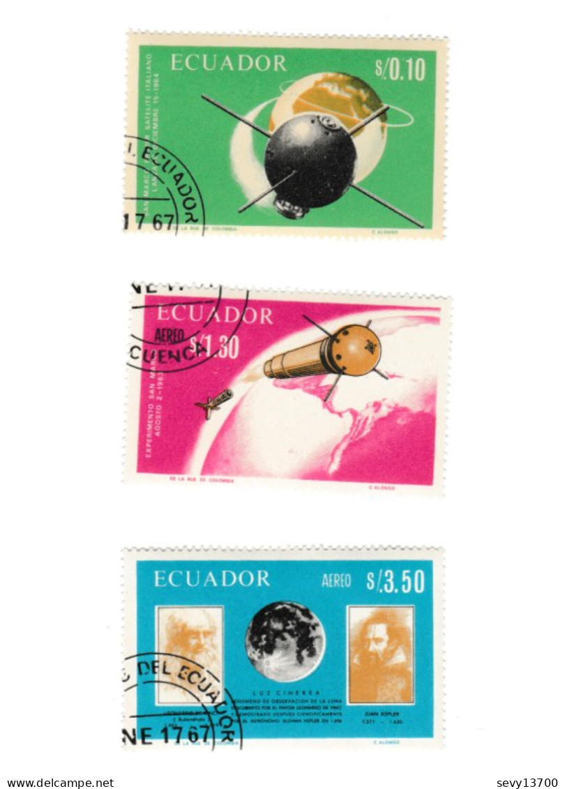 Equateur - Ecuador - Lot 11 Timbres Espace - Equateur