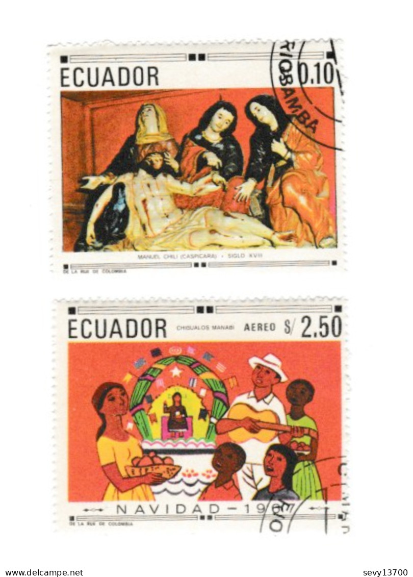 Equateur Ecuador Lot 7 Timbres - Ecuador