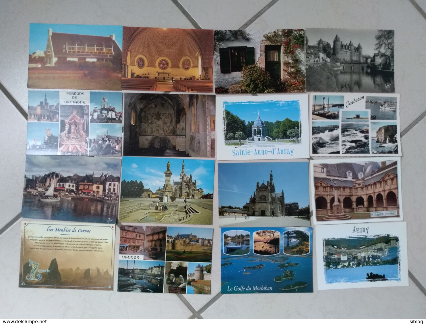 LOT DE 60 CARTES POSTALES (pour écrire) - Département MORBIHAN - 5 - 99 Cartoline