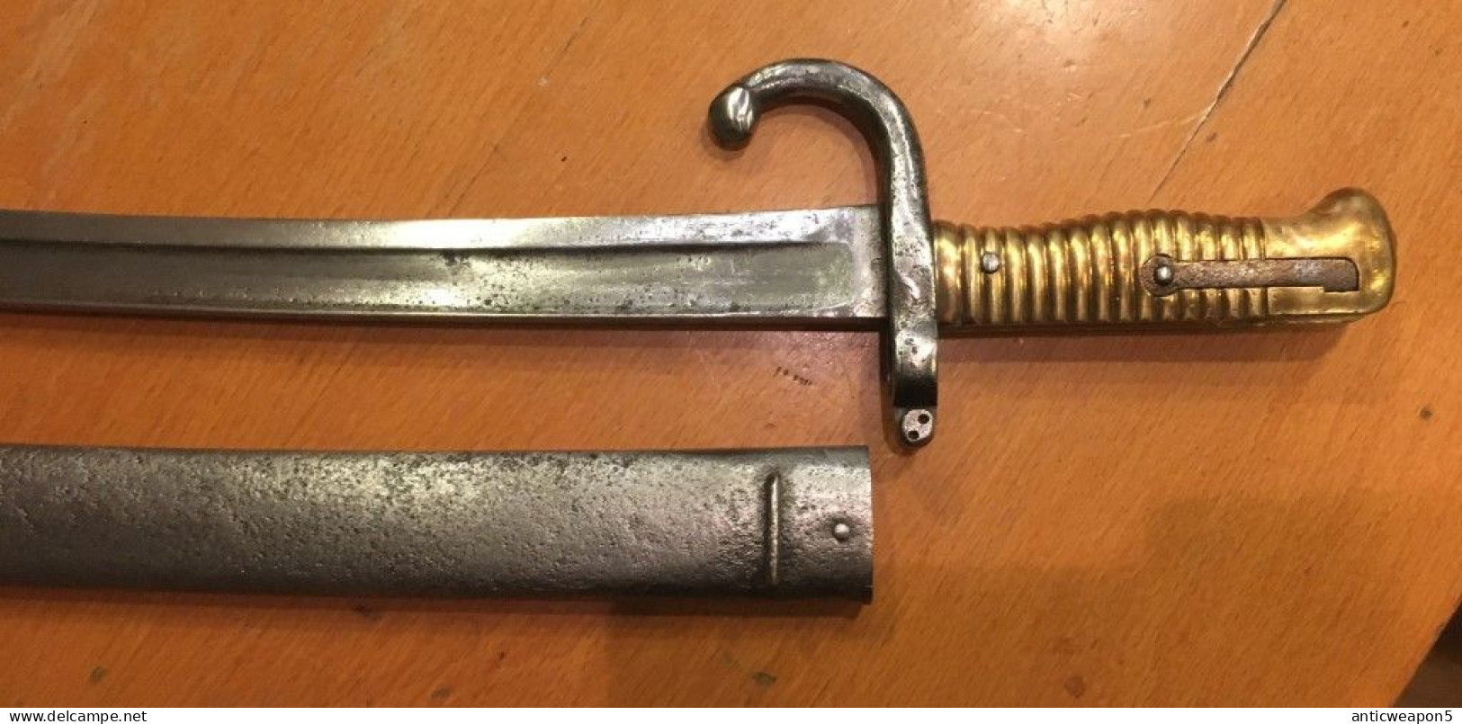 Baïonnette Chasspot S41498 France M1866 (66) - Knives/Swords