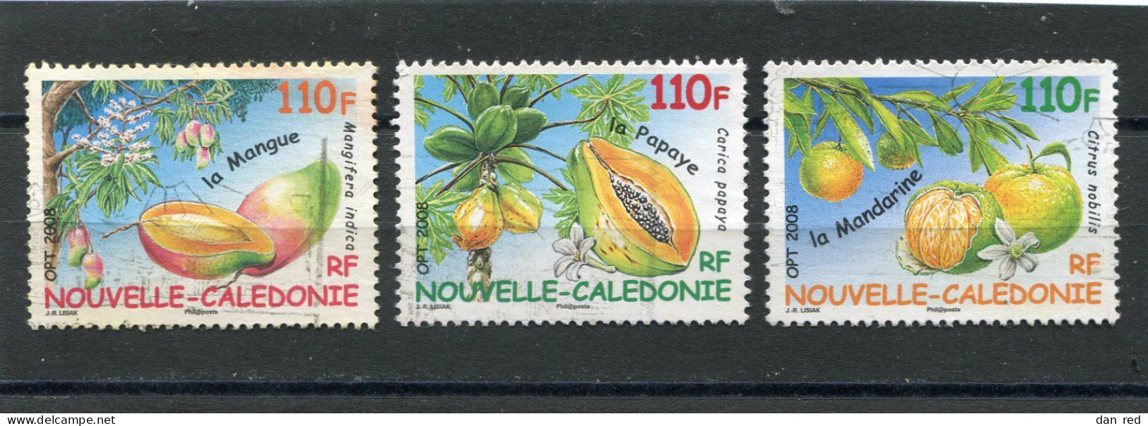 NOUVELLE CALEDONIE N° 1041 A 1043 (Y&T) (Oblitéré) - Usati