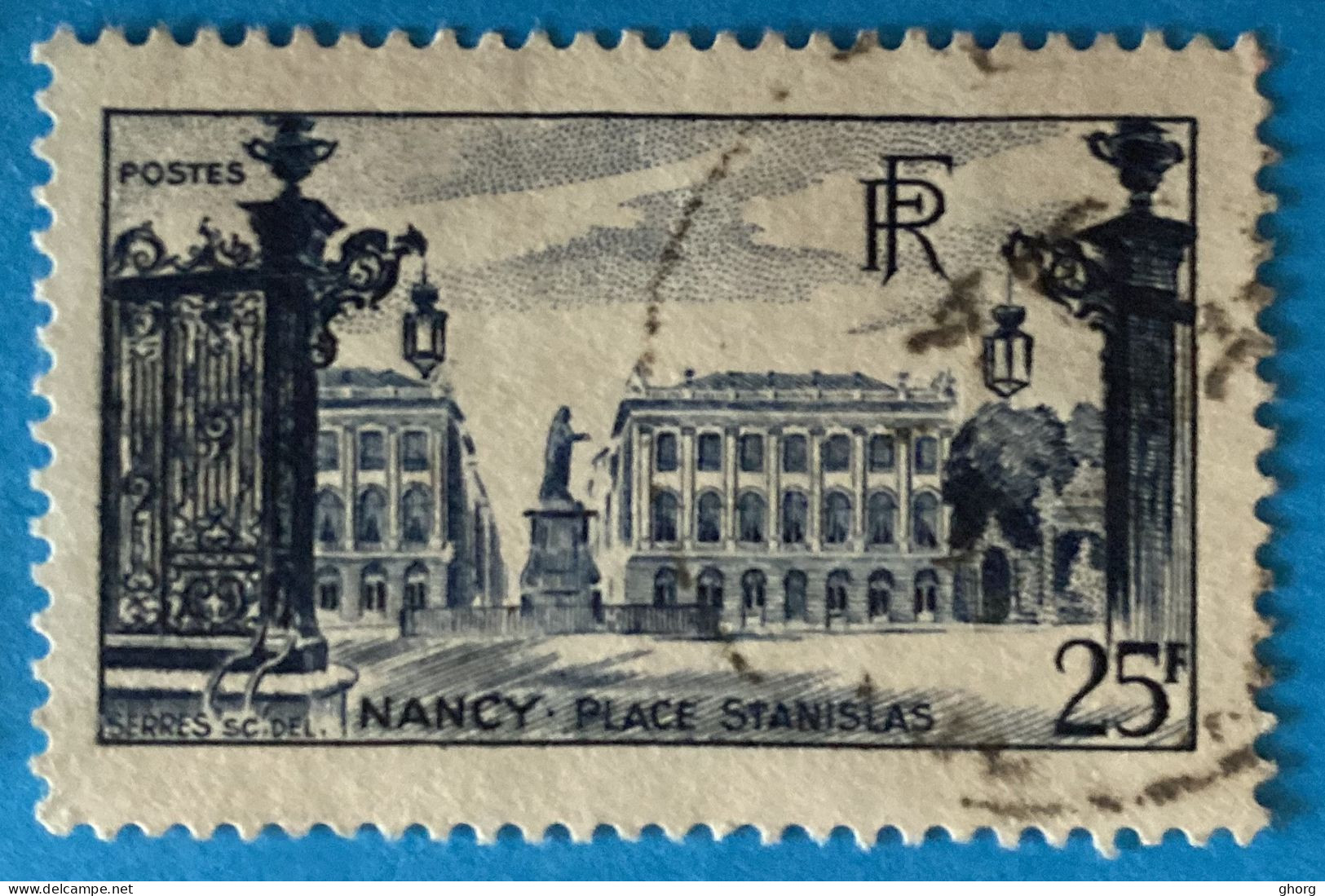 France 1948 : Place Stanislas à Nancy N ° 822 Oblitéré - Usados