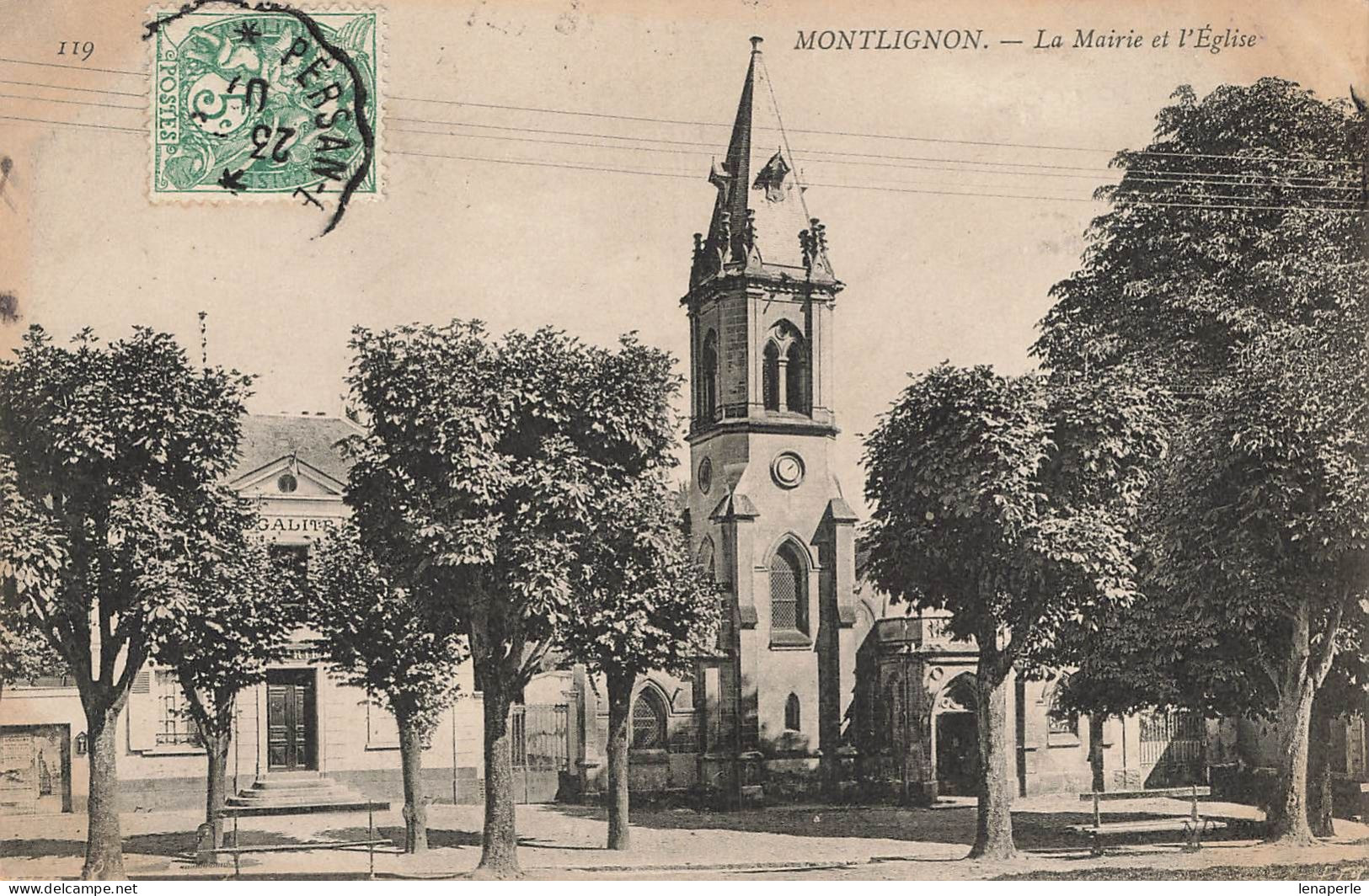 D5090 Montlignon La Mairie Et L'église - Montlignon
