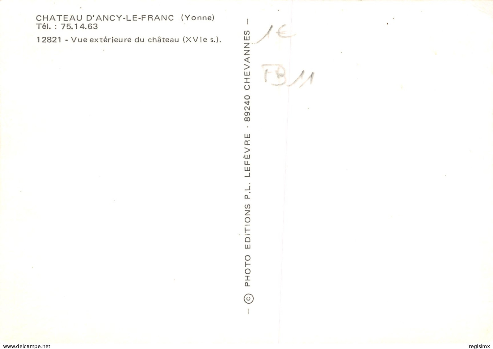 89-ANCY LE FRANC-N°3363-B/0297 - Ancy Le Franc