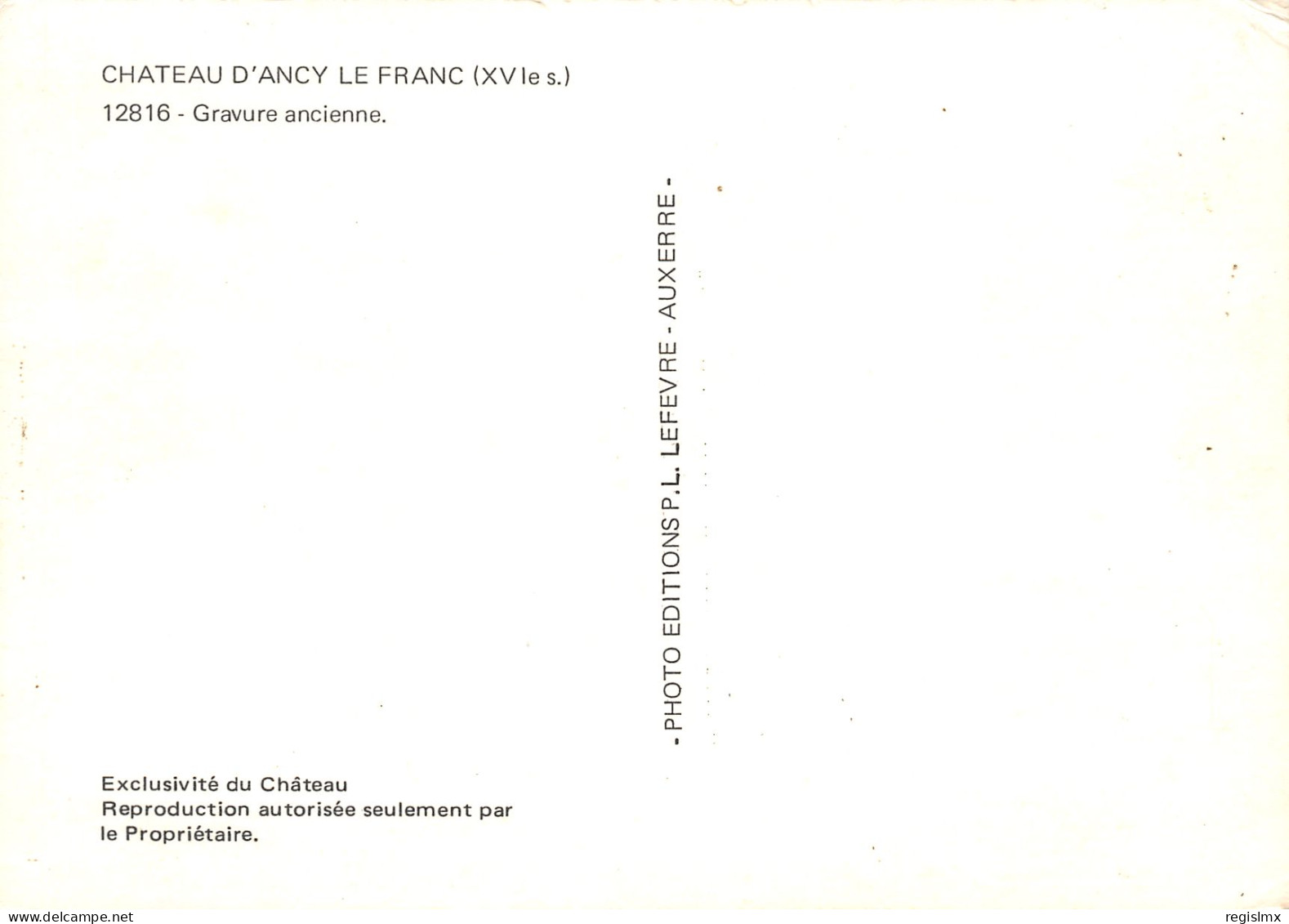 89-ANCY LE FRANC-N°3363-B/0045 - Ancy Le Franc