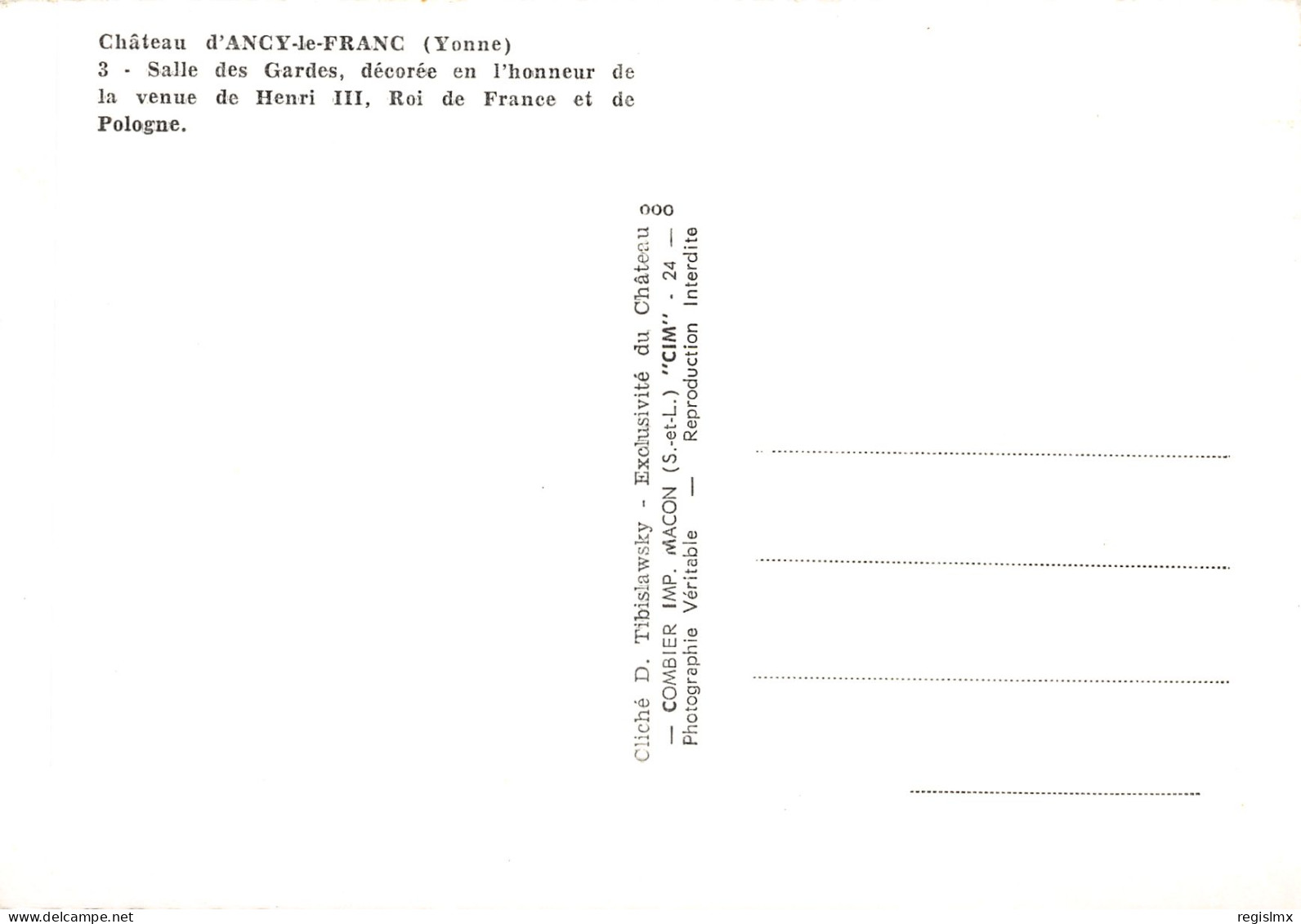 89-ANCY LE FRANC-N°3363-C/0383 - Ancy Le Franc
