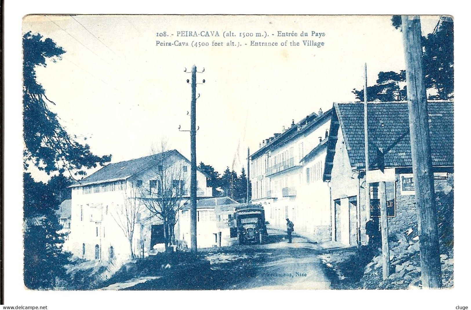 06 - PEIRA CAVA - Entrée Du Village - Environ De LUCERAM - Camion - Lucéram