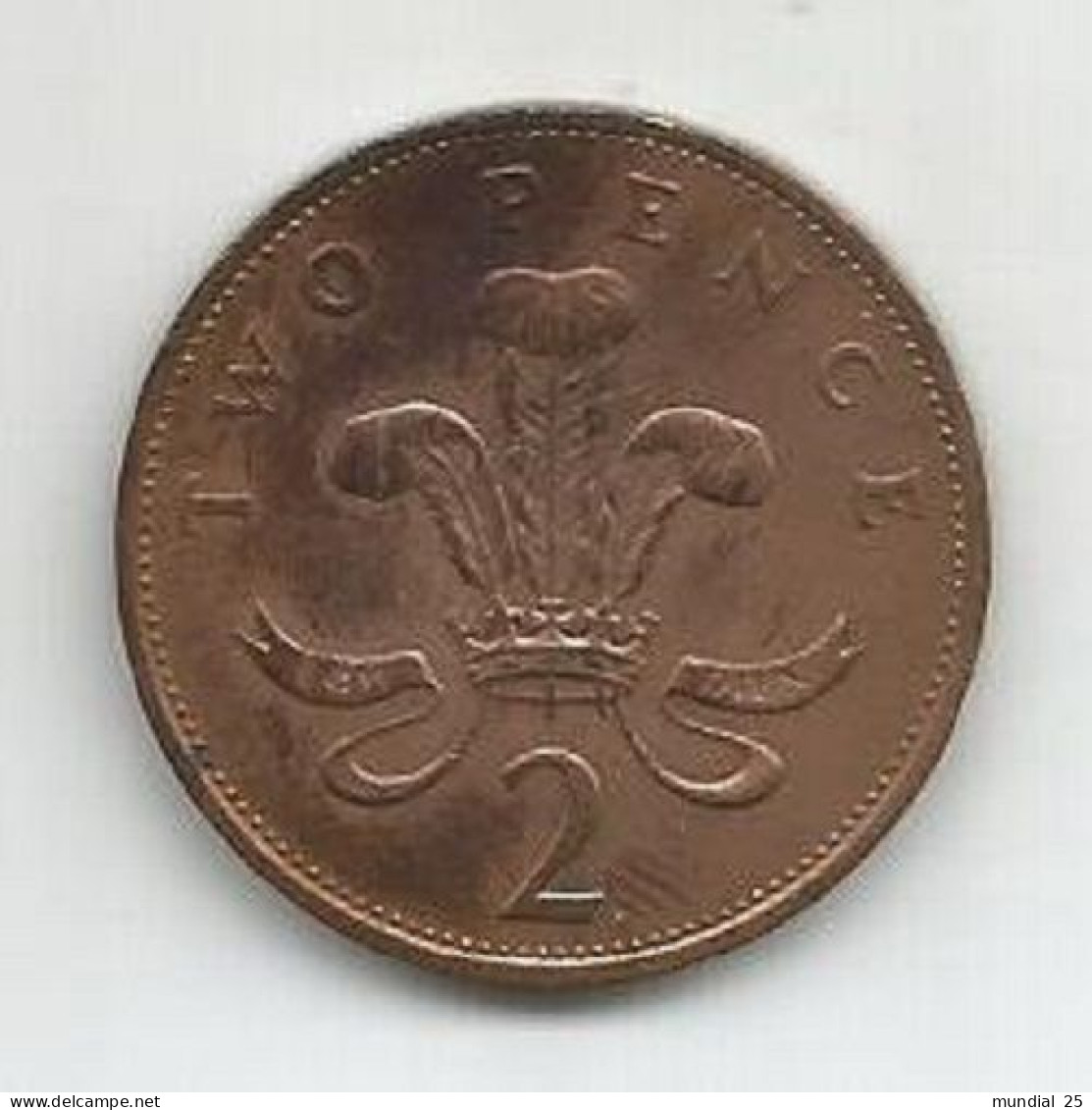 GREAT BRITAIN 2 PENCE 1987 - 2 Pence & 2 New Pence