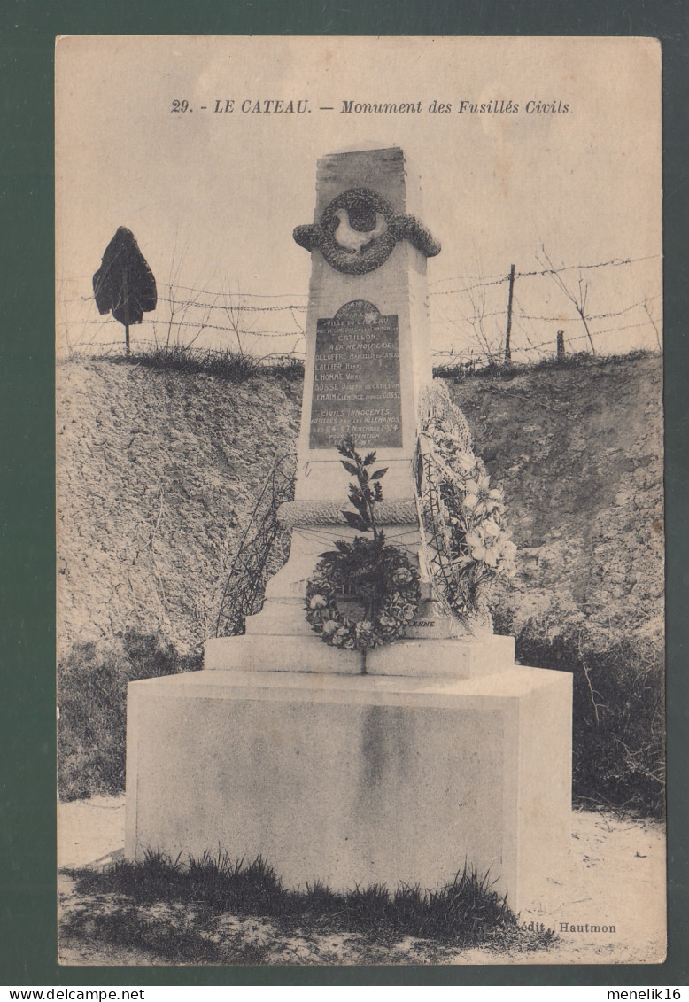 CP - 59 - Le Cateau - Monument Des Fusillés Civils - Le Cateau