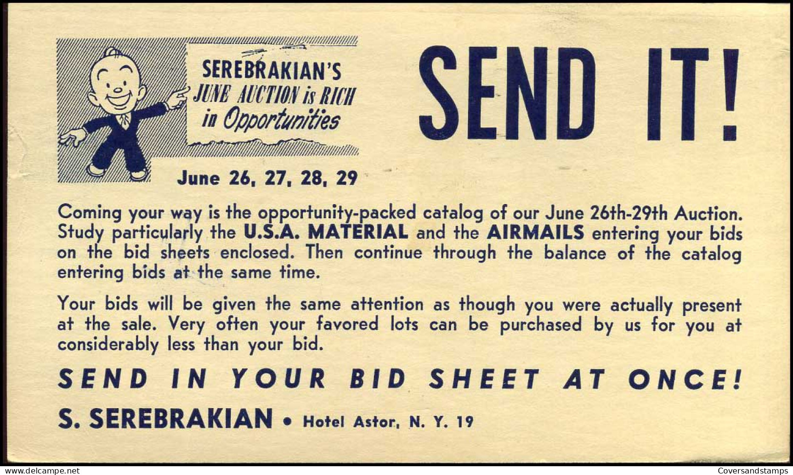 Postal Stationary - From New York, N.Y. - 1941-60