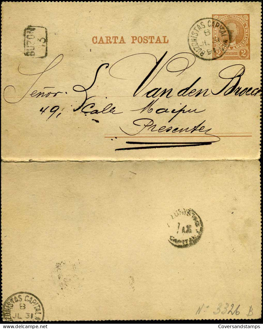 Carta Postal -  - Postal Stationery