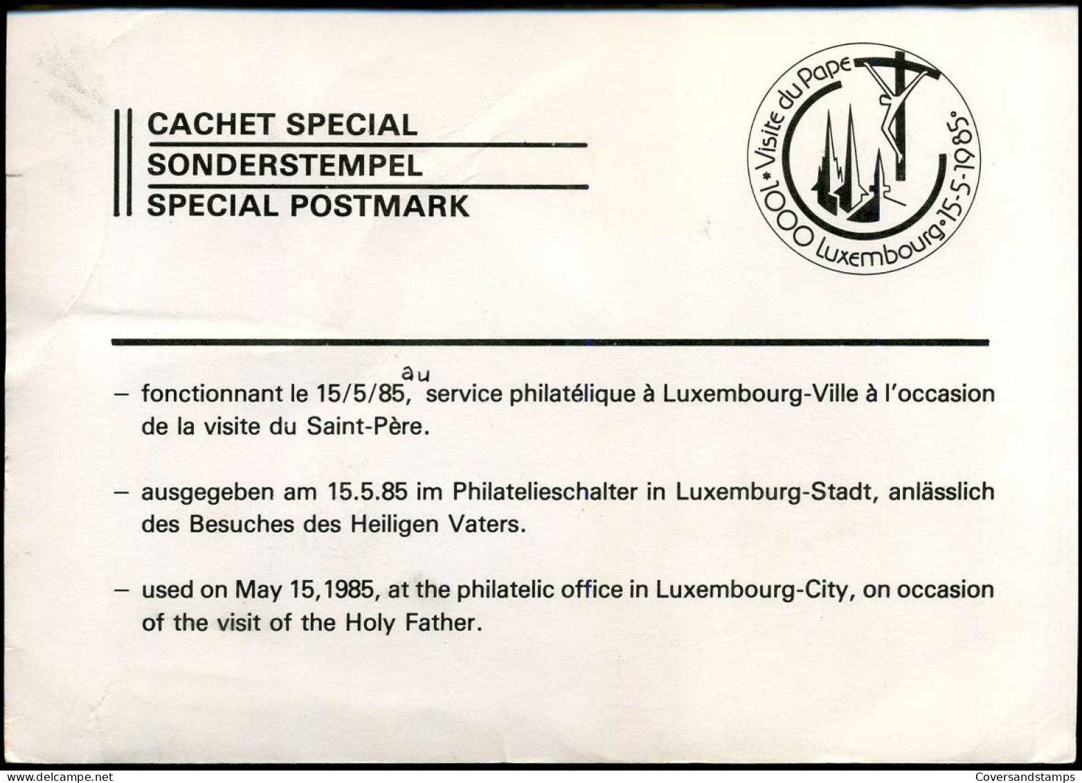 Luxembourg - Card To Marcinelle, Belgium - "Administration Des Postes Et Télécommunications" - Lettres & Documents
