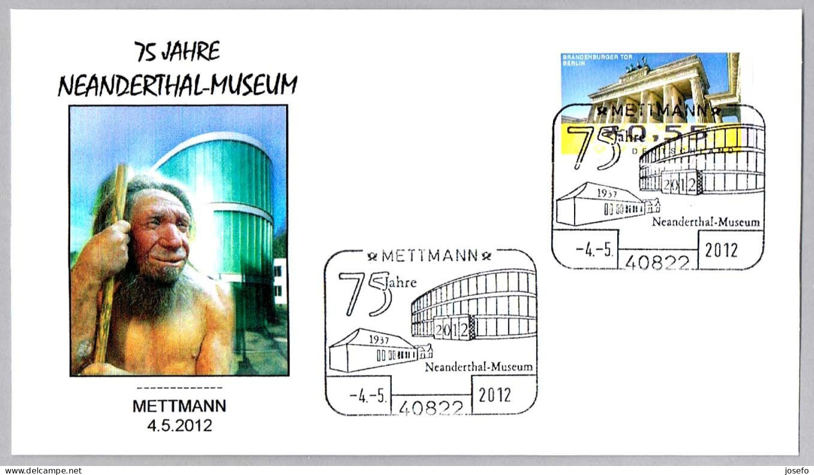 75 AÑOS DEL MUSEO NEANDERTHAL. Mettmann 2012 - Vor- Und Frühgeschichte