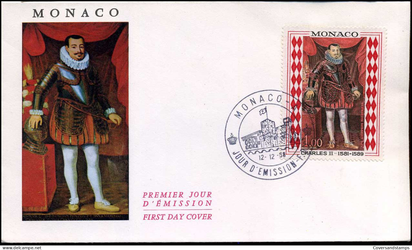 Monaco - FDC - Charles II - FDC