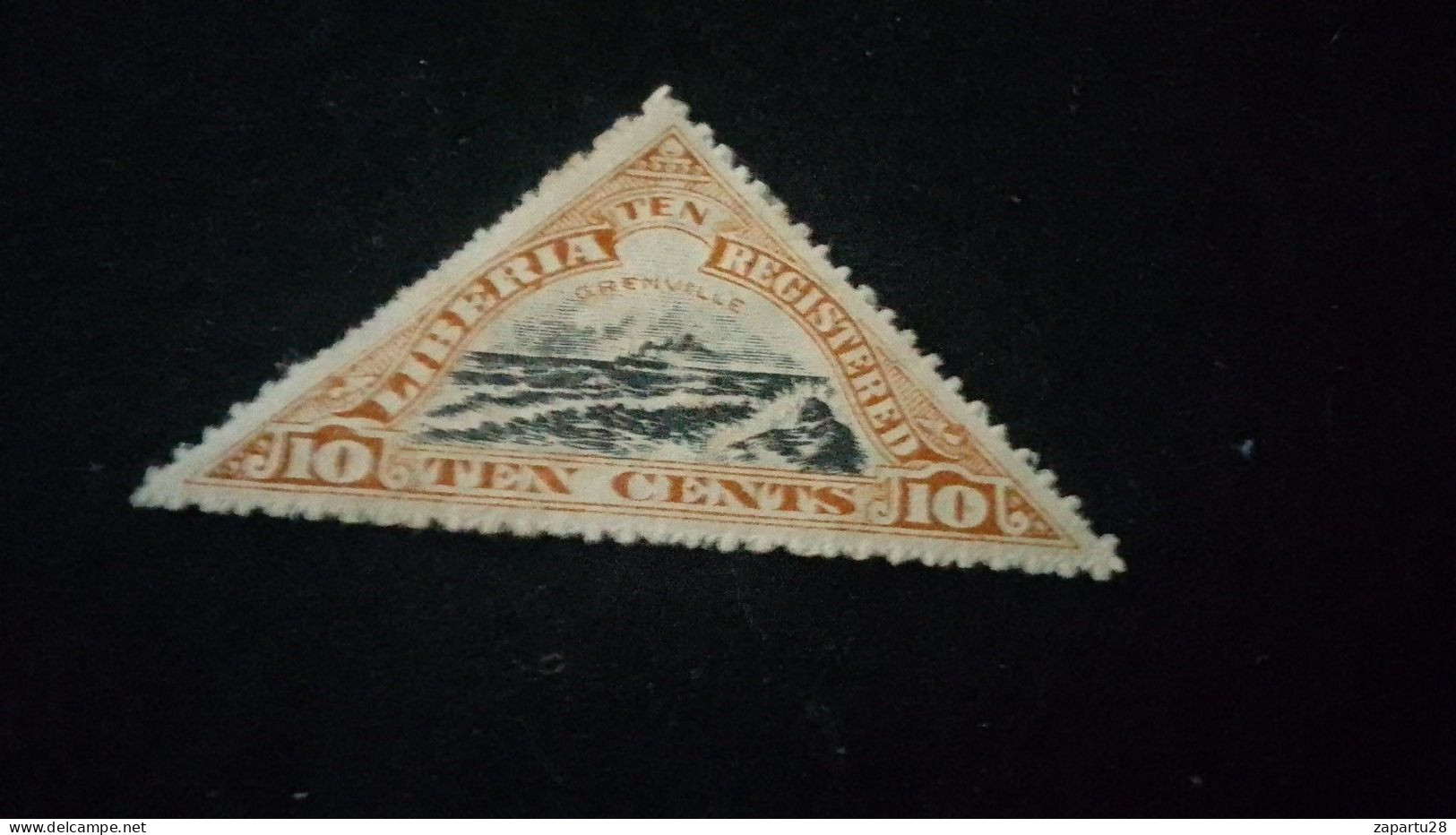 LİBERYA--1919-  10  C.      DAMGASIZ - Liberia