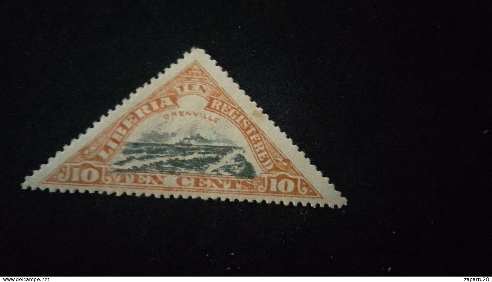 LİBERYA--1919-  10  C.      DAMGASIZ - Liberia