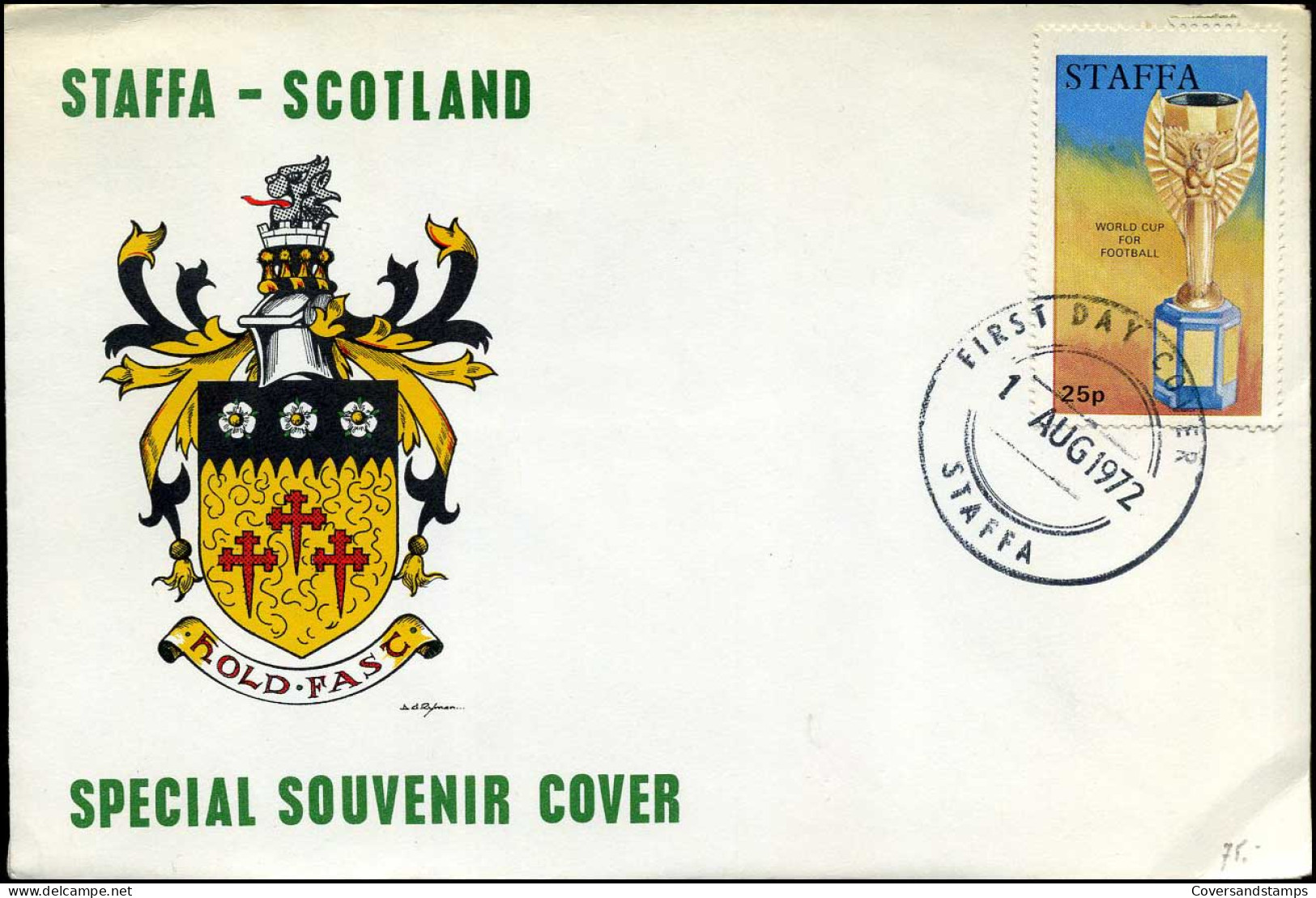 Staffa - Scotland -- Special Souvenir Cover 1972 - Ortsausgaben