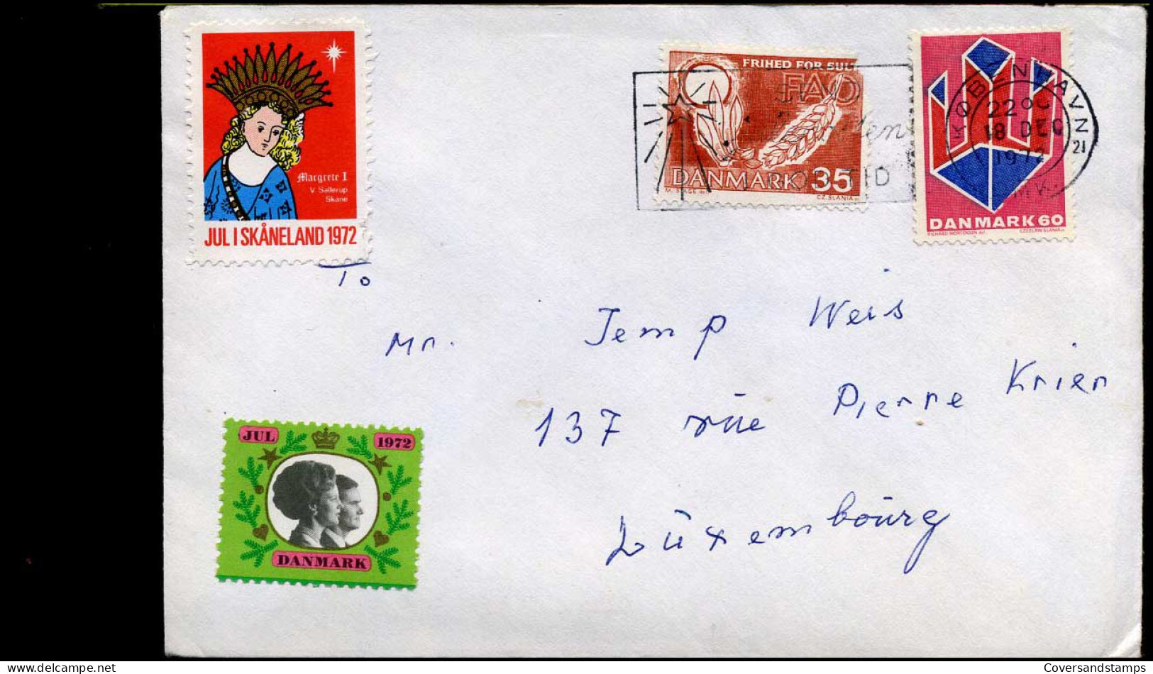 Cover To Luxemburg  - Storia Postale