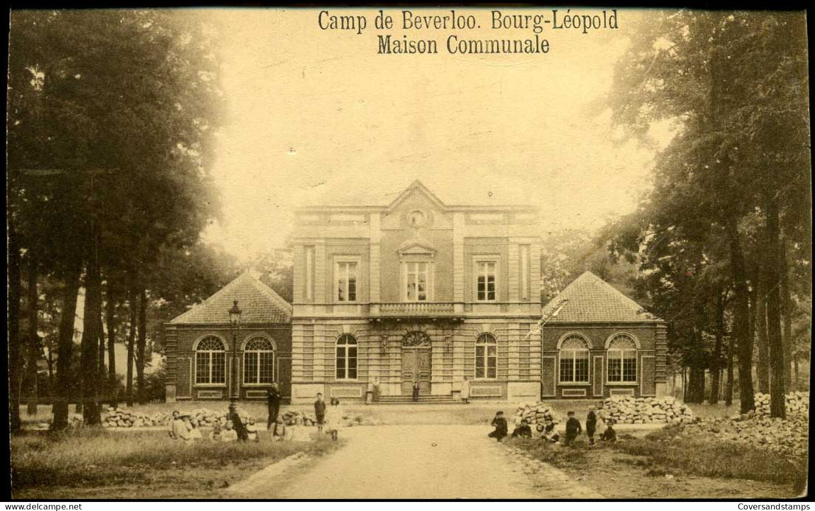 Camp De Beverloo. Bourg-Léopold - Maison Communale (lichte Beschadiging / Léger Dommage) - Leopoldsburg (Camp De Beverloo)