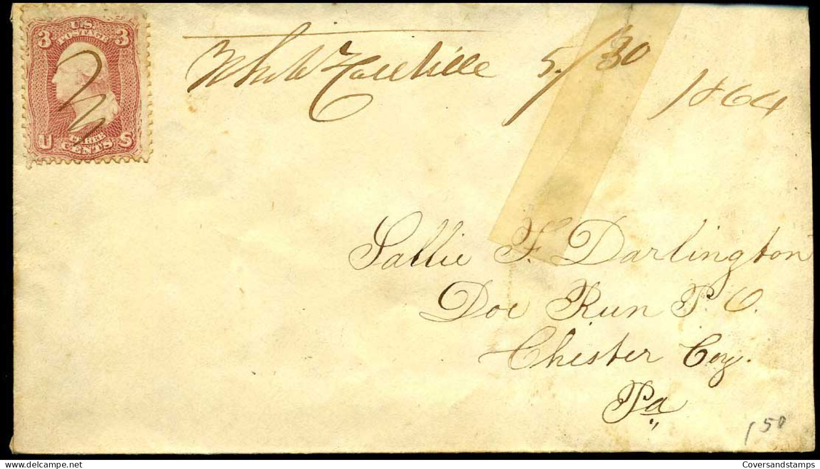 Cover To Chester, Pennsylvania - Lettres & Documents