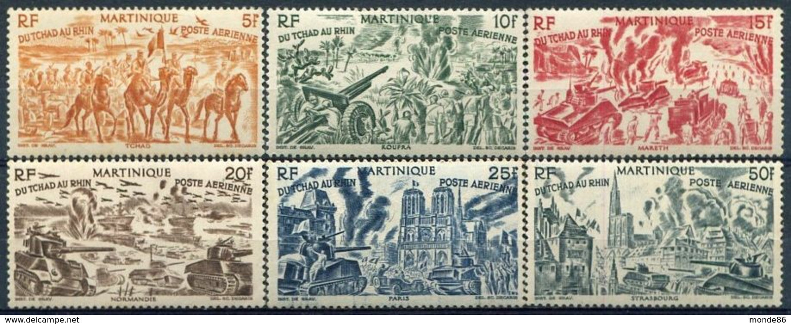 MARTINIQUE - Y&T PA N° 7-12 ** - Airmail