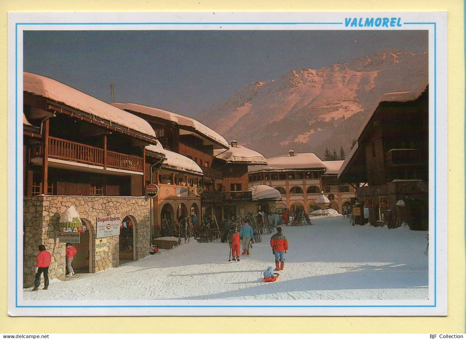 73. VALMOREL – Centre De La Station / Jeux D'hiver 1992 (animée) (voir Scan Recto/verso) - Valmorel