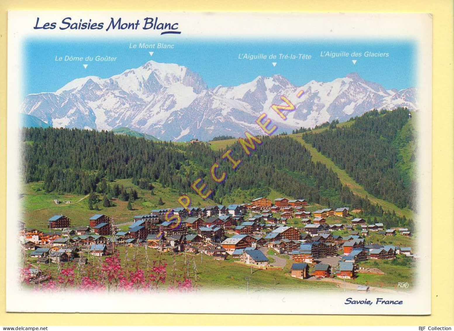 73. LE BEAUFORTIN – LES SAISIES – Panorama De La Station Face Aux Sommets De La Chaîne Du Mont-Blanc - Beaufort