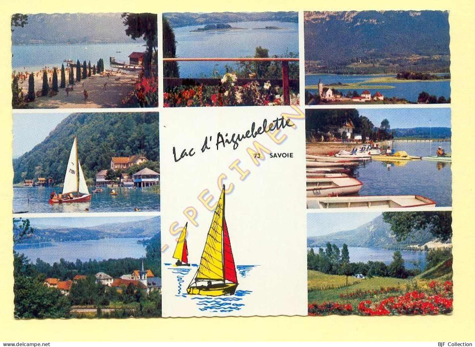 73. LAC D'AIGUEBELETTE – Multivues / CPSM (animée) - Aiguebelle