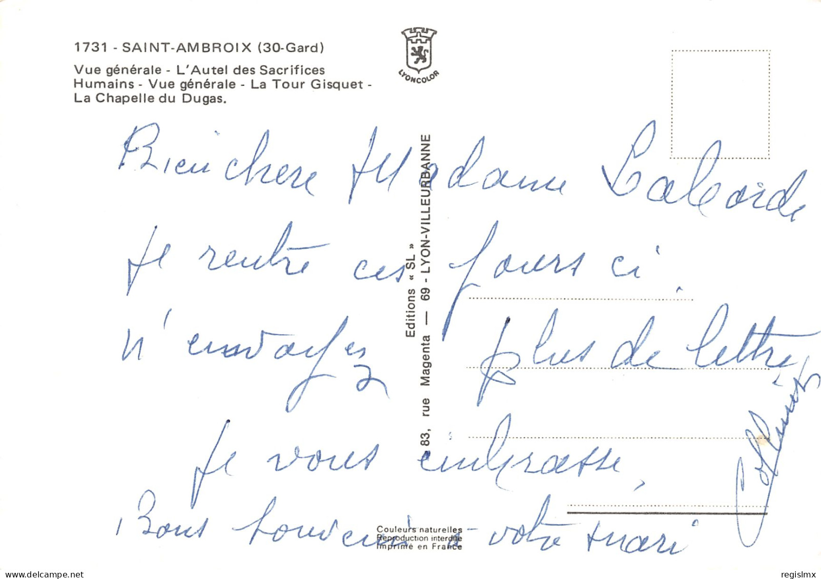 30-SAINT AMBROIX-N°3370-B/0057 - Saint-Ambroix