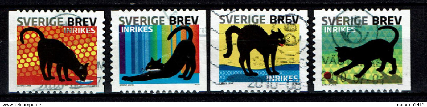 Sweden 2010 - Katzen, Cats, Chats - Used - Usati