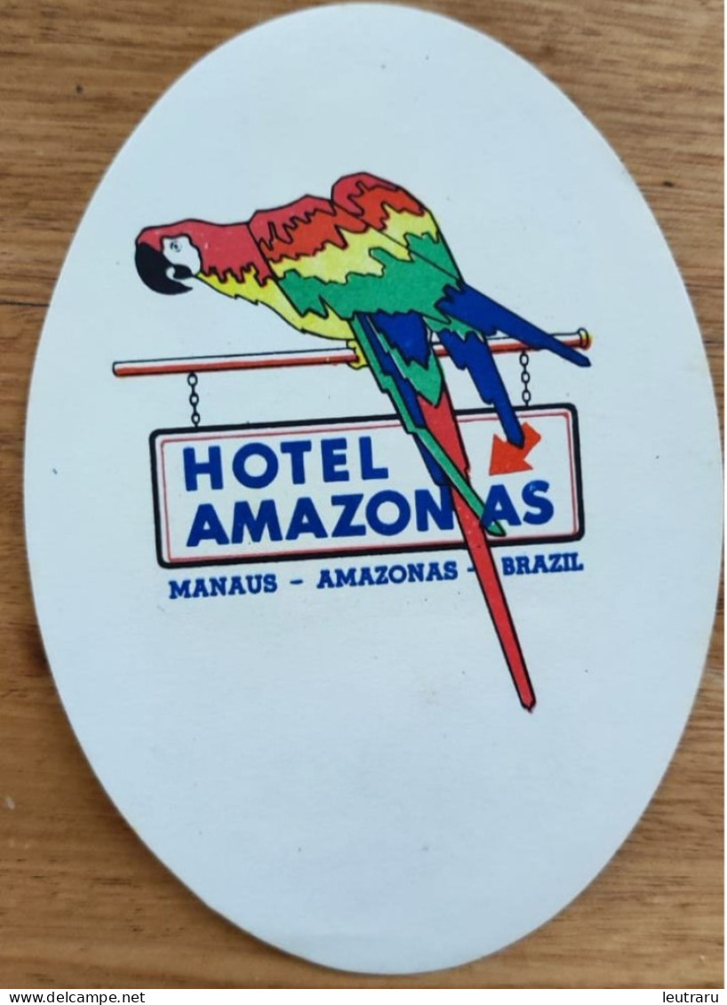 Brazil Amazonas Hotel Label Etiquette Valise - Etiketten Van Hotels