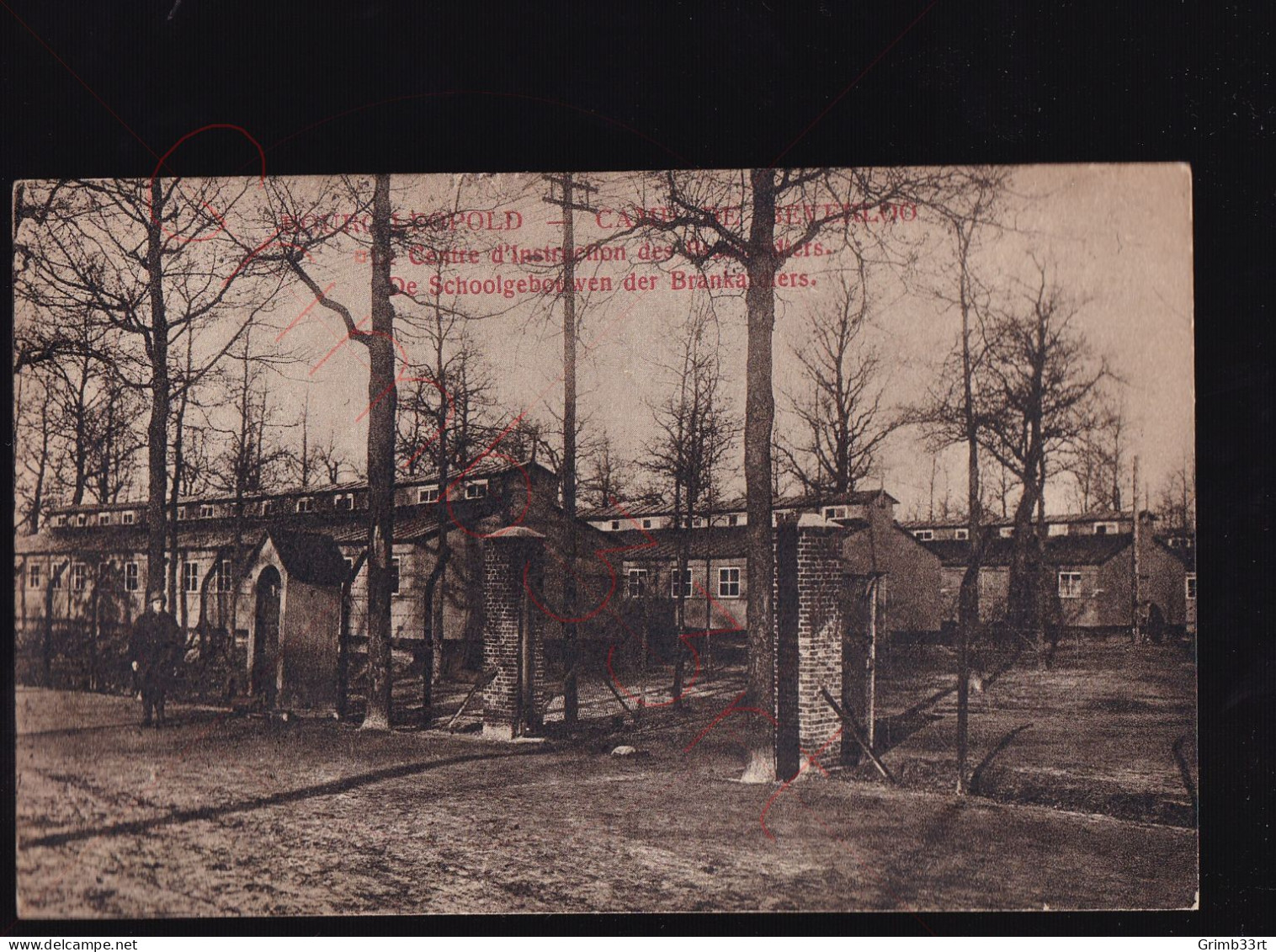 Bourg-Léopold - Centre D'Instruction Des Brancardiers - Postkaart - Leopoldsburg (Kamp Van Beverloo)