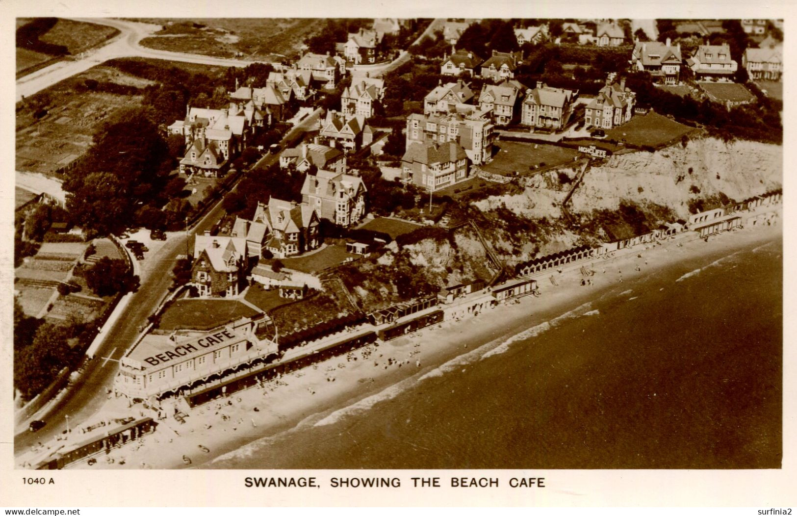 DORSET - SWANAGE - SHOWING THE BEACH CAFE RP  Do1131 - Swanage