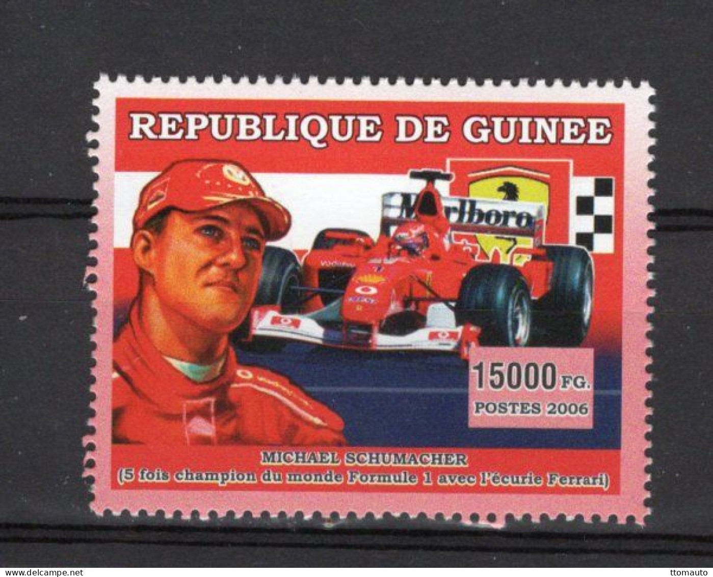 Ferrari Cars - Enzo Ferrari - Ferrari Enzo - Guinée 2006 -  1v Timbre- MNH/Mint/Neuf - Automobile