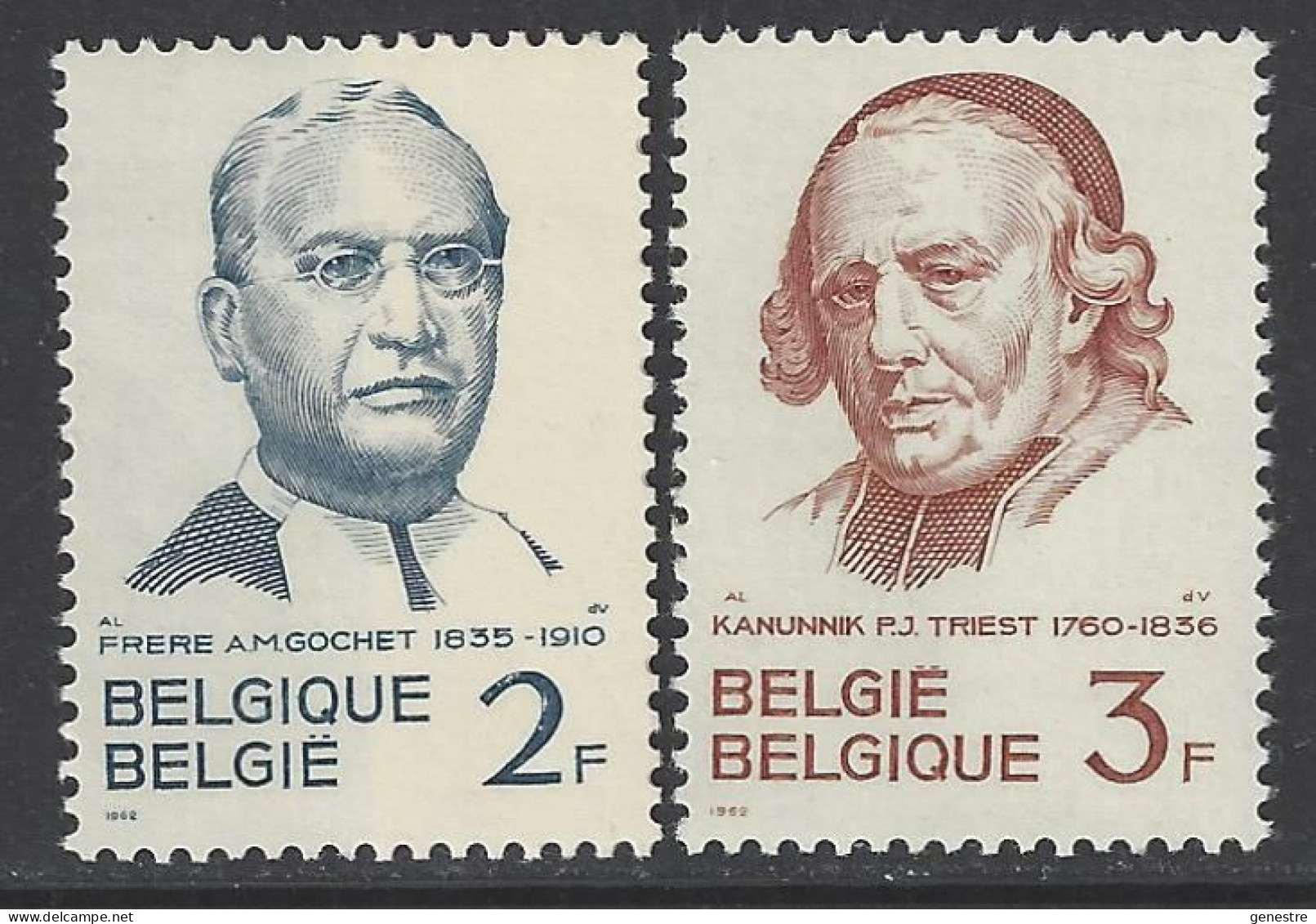 Belgique - 1962 - COB 1214 à 1215 ** (MNH) - Neufs