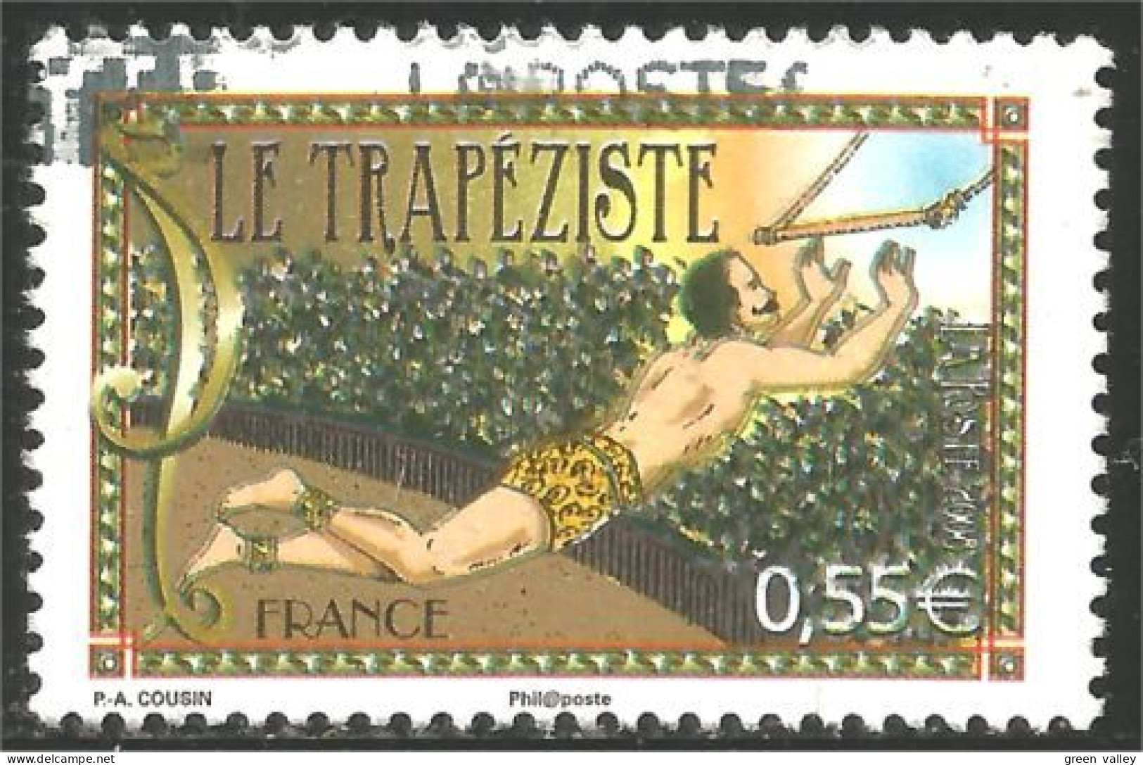 331eu-225 France Cirque Circus Trapéziste Trapeze Artist - Circus