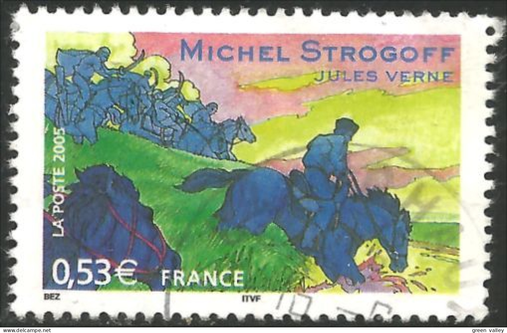 331eu-207 France Michell Strogoff Jules Verne Ecrivain Writer - Ecrivains